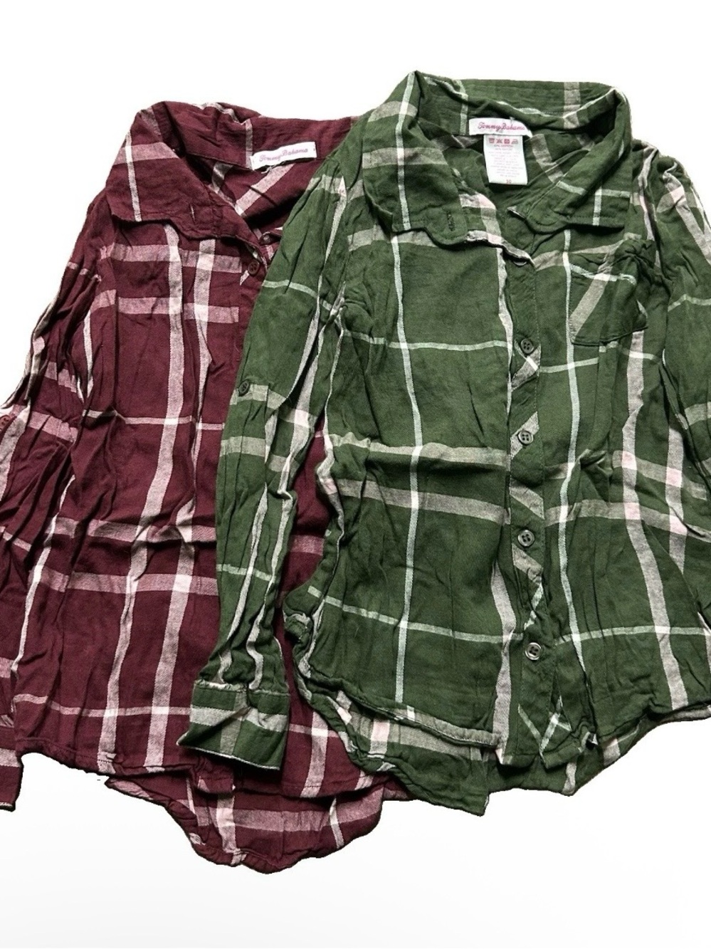 Girls Tommy Bahama Fall Button Up Shirts Size 10